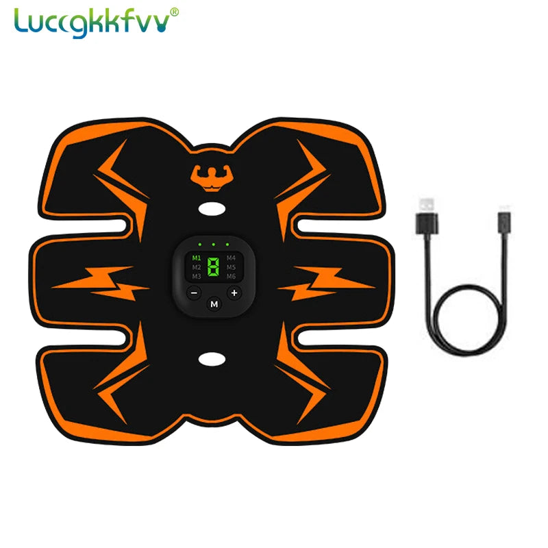 EMS Wireless Muscle Stimulator Trainer Smart Fitness Abdominal Training Electric Weight Loss Stickers Body Slimming Massager