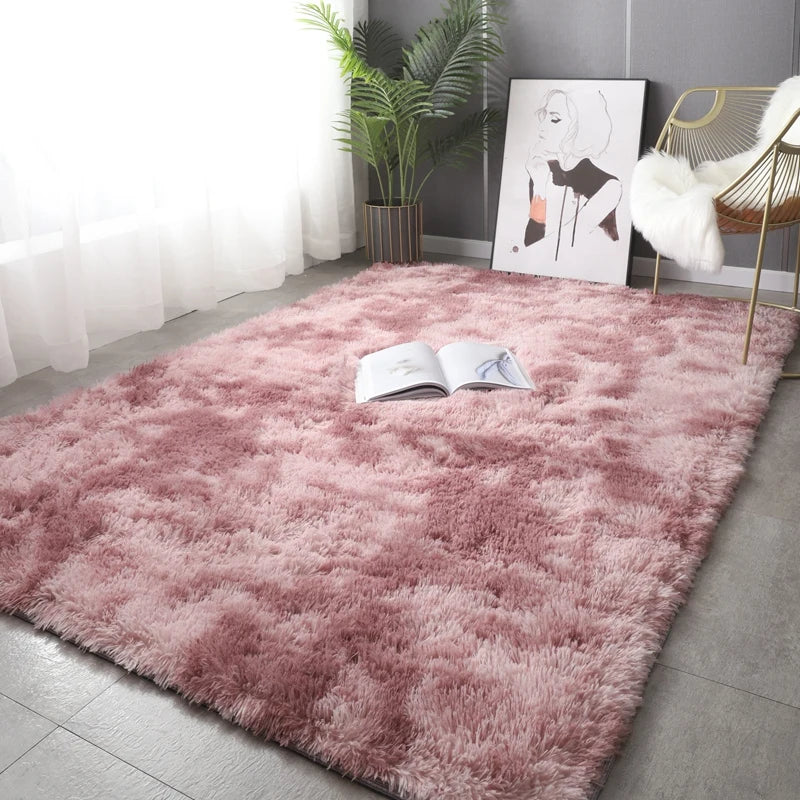 Plush Carpet For Living Room Sofa Floor Cushions Modern Soft Fluffy Home Rug For Children's Bedroom Play Carpet Christmas Gifts