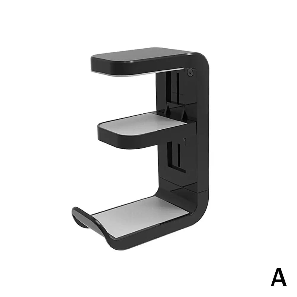 Universal 360° Rotating Headphone Stand Desktop Headset Holder PC Gaming Wall Mount Desk Hanger Hook For Earphone Controller 