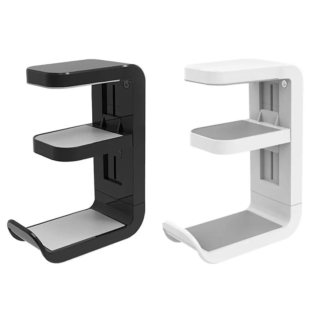 Universal 360° Rotating Headphone Stand Desktop Headset Holder PC Gaming Wall Mount Desk Hanger Hook For Earphone Controller 