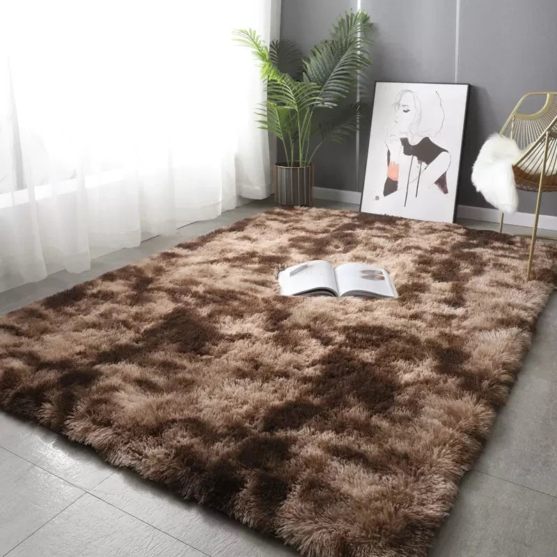 Plush Carpet For Living Room Sofa Floor Cushions Modern Soft Fluffy Home Rug For Children's Bedroom Play Carpet Christmas Gifts