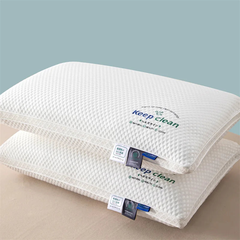 1pc 48x74CM Twisted Pillow - Hotel Grade Neck Support Pillow Core Designed for Sleep Aid And Home Use