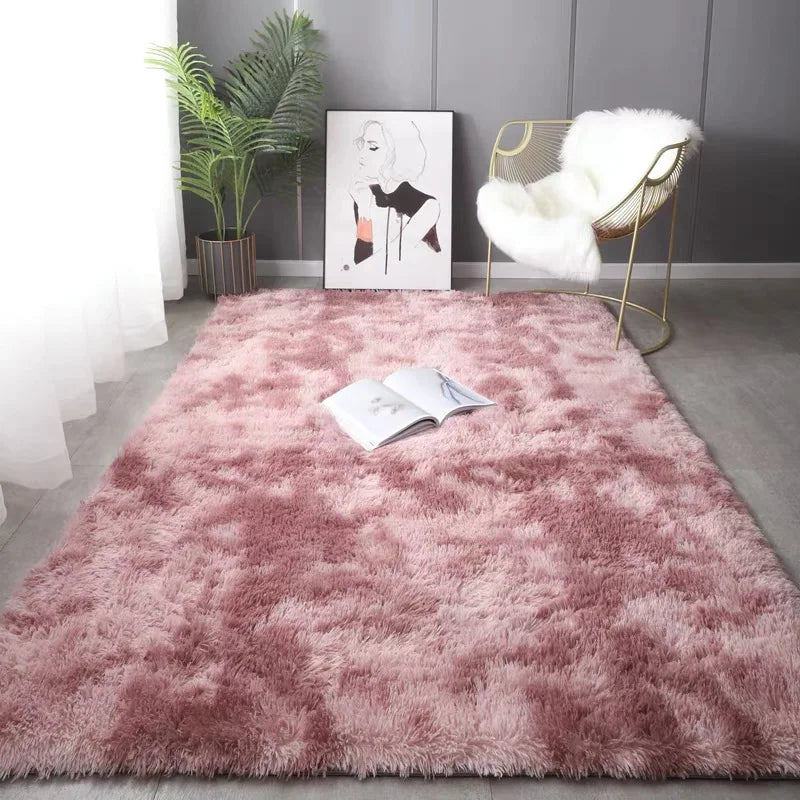 Plush Carpet For Living Room Sofa Floor Cushions Modern Soft Fluffy Home Rug For Children's Bedroom Play Carpet Christmas Gifts