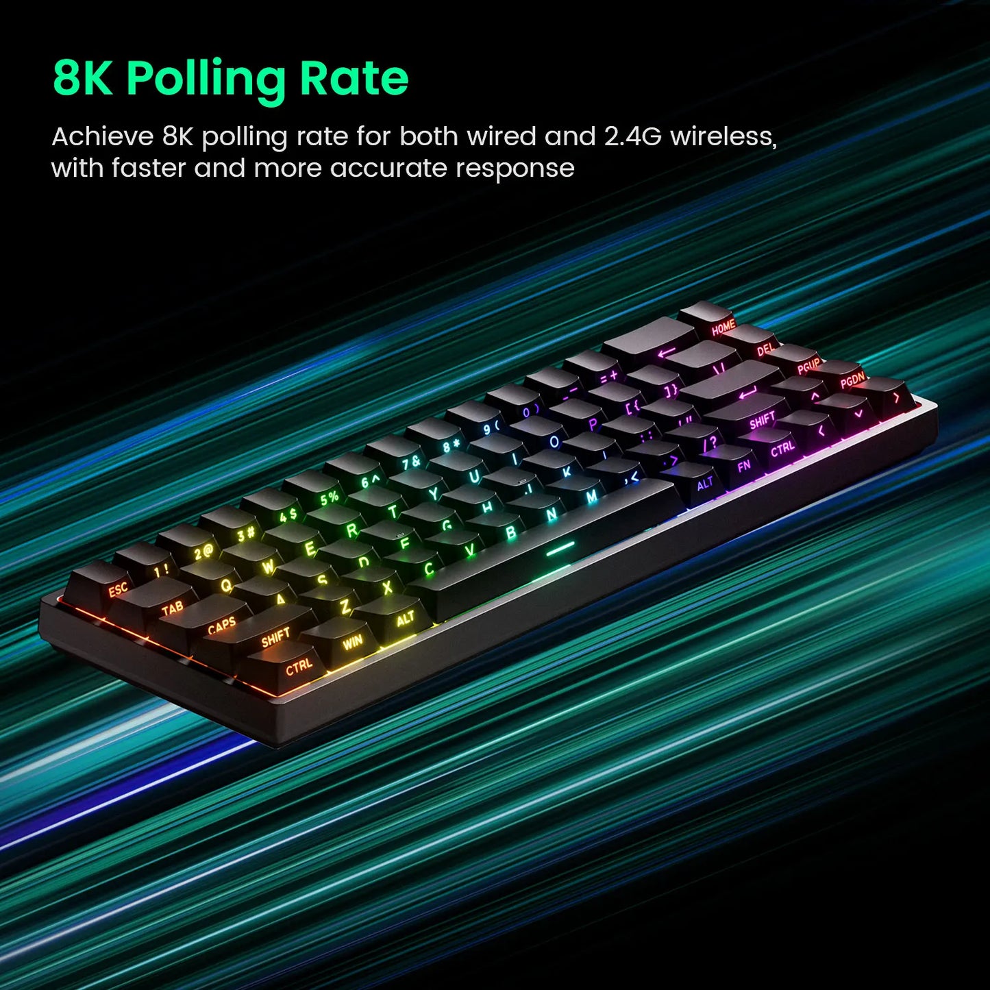 Akko MonsGeek FUN68 FUN60 PRO&MAX HE Magnetic Keyboard 60% 65% Gaming Keyboards Rapid Trigger 8K Custom Keyboard Gamer Esports