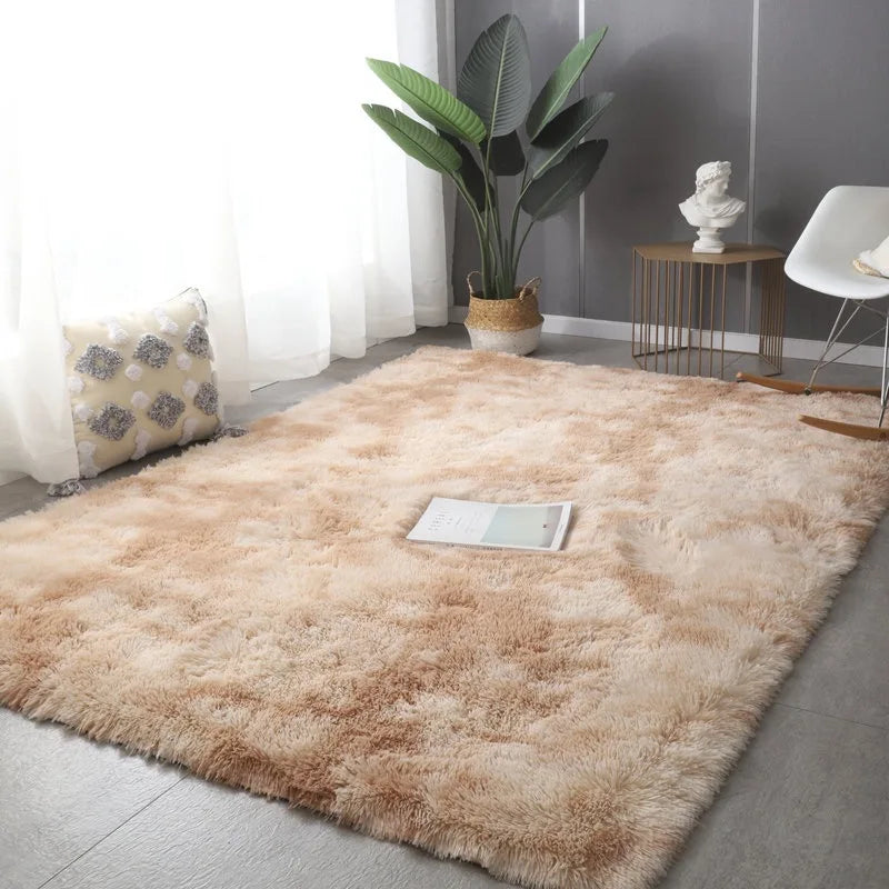 Plush Carpet For Living Room Sofa Floor Cushions Modern Soft Fluffy Home Rug For Children's Bedroom Play Carpet Christmas Gifts