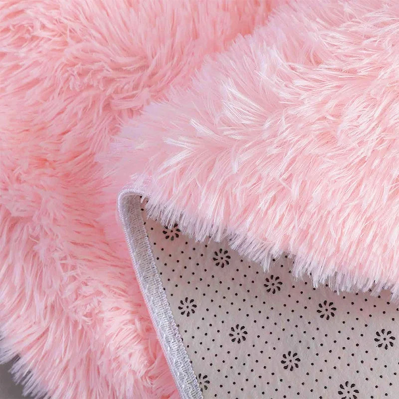 Plush Carpet For Living Room Sofa Floor Cushions Modern Soft Fluffy Home Rug For Children's Bedroom Play Carpet Christmas Gifts