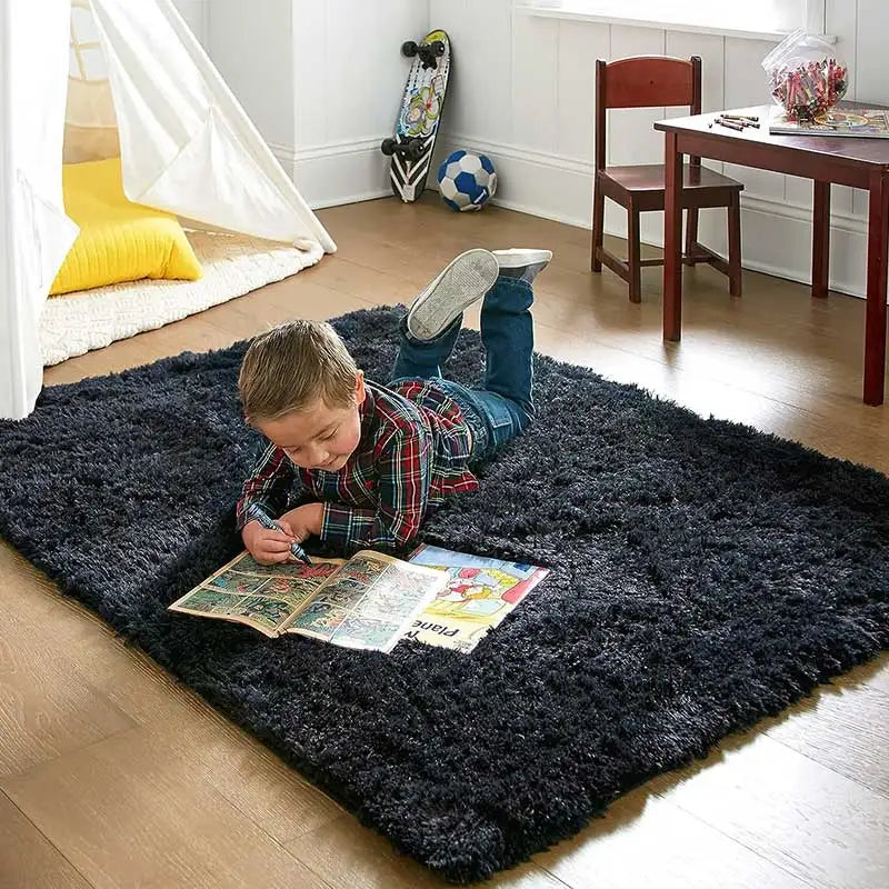 Plush Carpet For Living Room Sofa Floor Cushions Modern Soft Fluffy Home Rug For Children's Bedroom Play Carpet Christmas Gifts