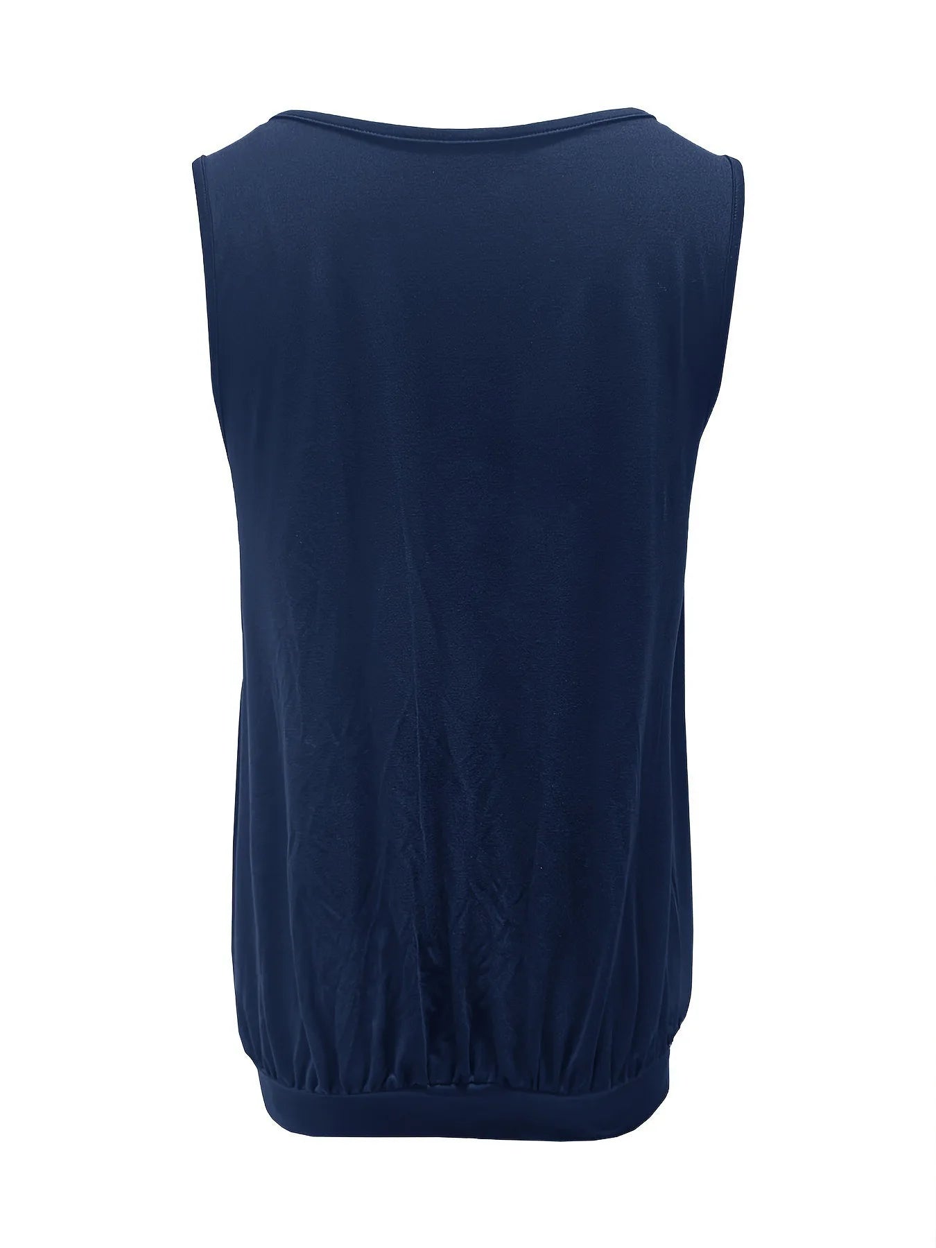 Summer Fashion Casual Simple Solid Color Sleeveless Women's Tank Top