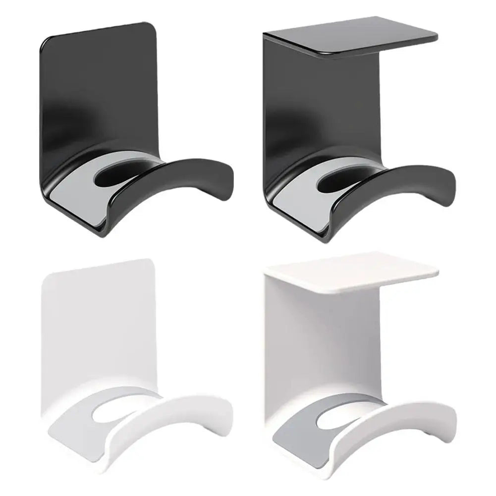 Wall-mounted Headphone Rack Universal Headphone Stand Hanger Under Desk Headset Rack Holder Support For Gaming Earphone Bracket