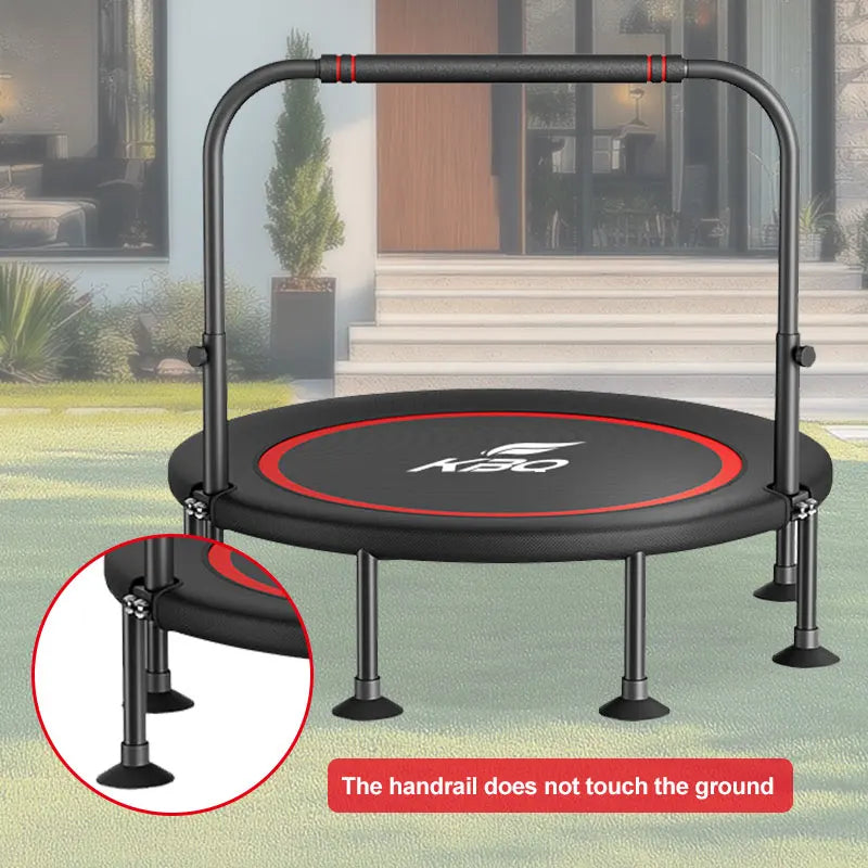 48 inches silent and trampoline, with the handle handle, adjustable fitness trampoline, bengjitiao, aerobic training