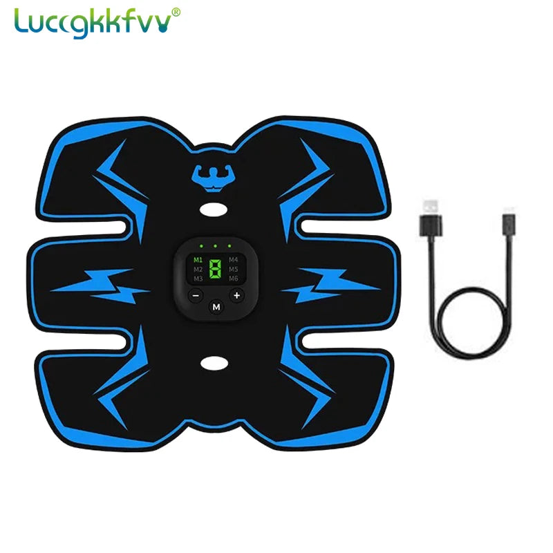 EMS Wireless Muscle Stimulator Trainer Smart Fitness Abdominal Training Electric Weight Loss Stickers Body Slimming Massager