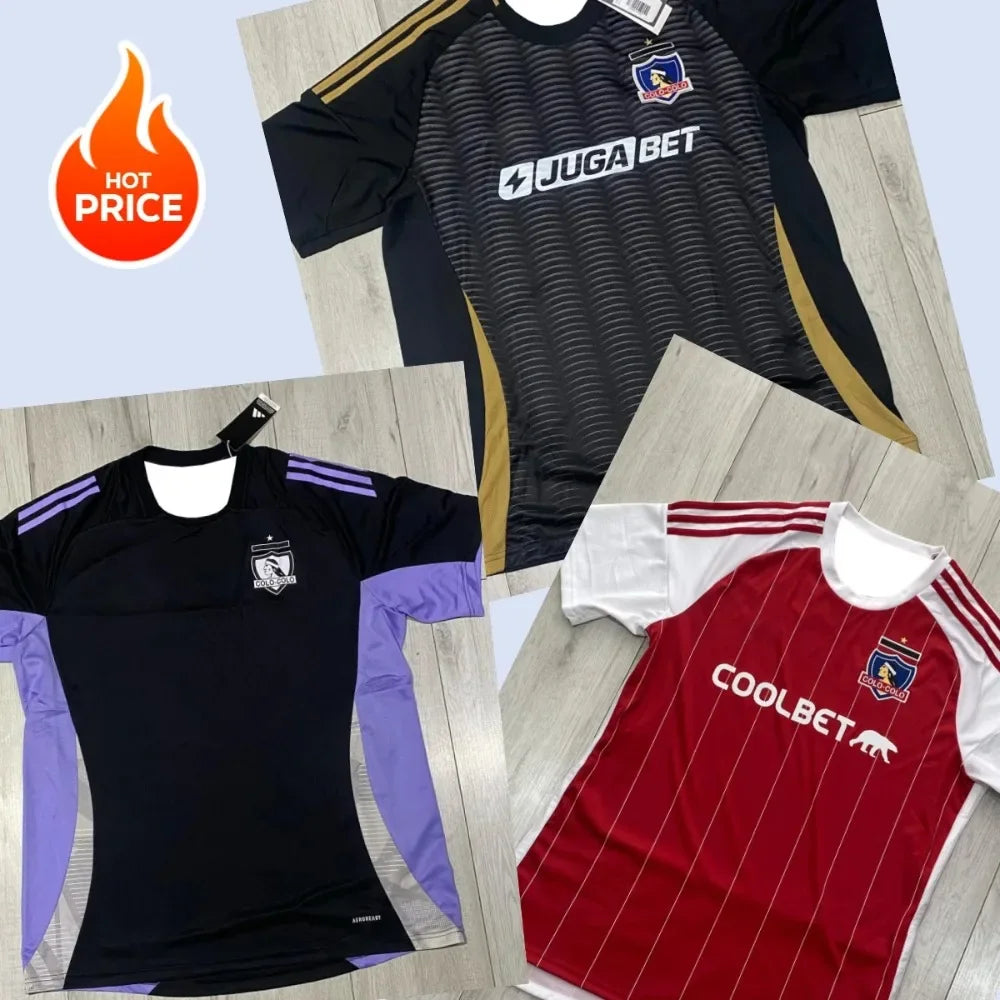 2025 New Men's Quick-drying T-shirt Chile Football Club Colo-colo Fashion 3D Printed Short-sleeved Comfortable Casual T-shirt