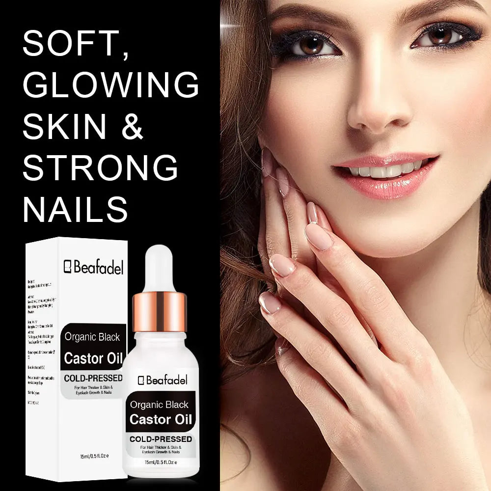 100% Castor Oil Pure Natural Cold Pressed Promotes Healthy Skin and Hair  Thickens Eyebrows and Extends Eyelashes Massage