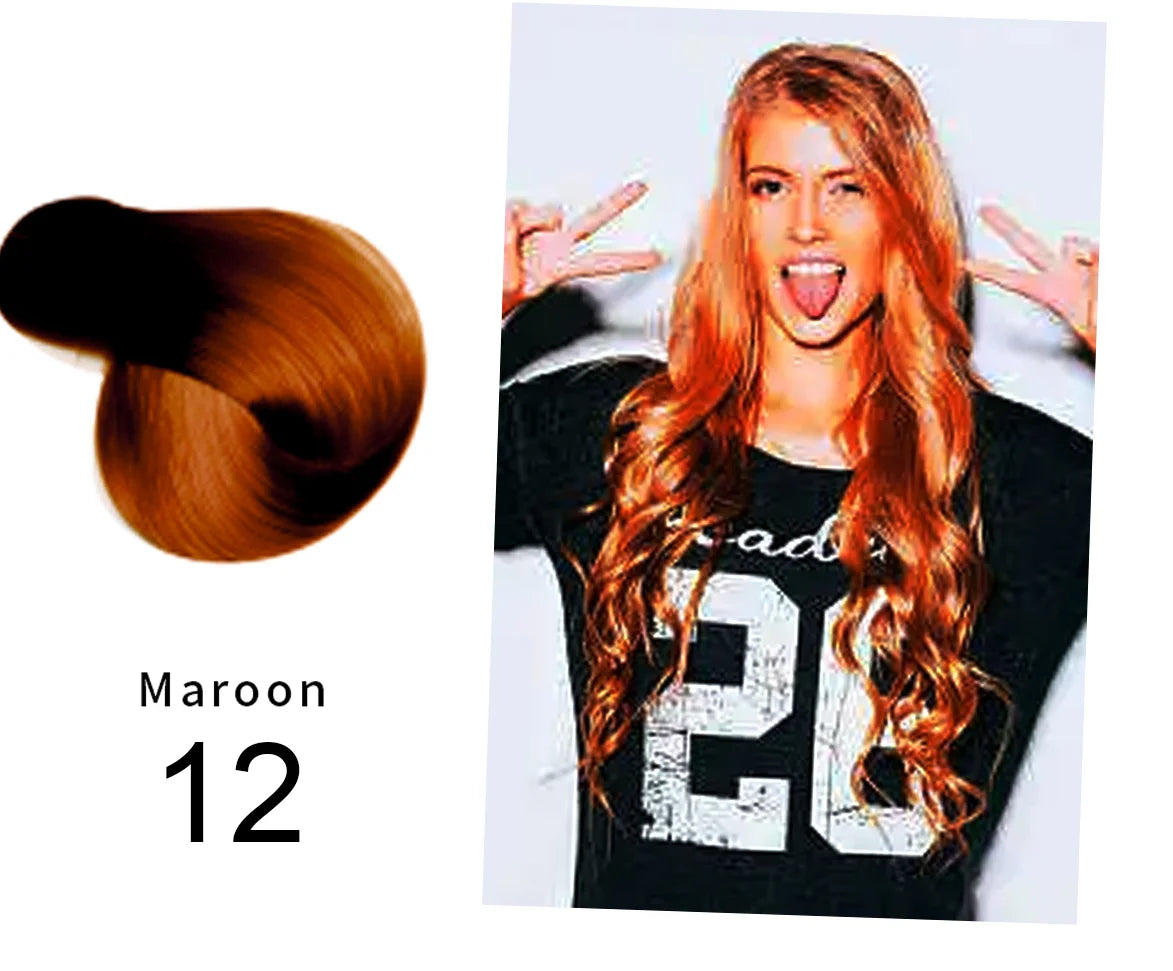 Mokeru Natural Organic Brown Hair Color Permanent Hair Coloring Shampoo Long Lasting Hair Dye Shampoo For Women Professional Dye