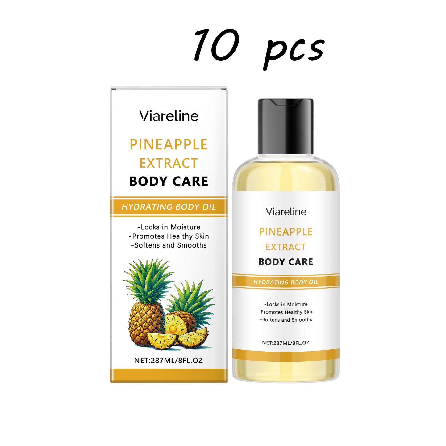 Natural Pineapple Body Care Oil Deeply Moisturizing Enhance Roughness Improve Skin Texture Glowing Skin Tone Body Skin Oil