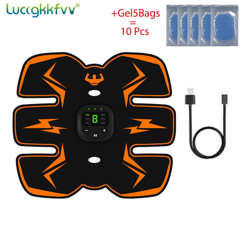 EMS Wireless Muscle Stimulator Trainer Smart Fitness Abdominal Training Electric Weight Loss Stickers Body Slimming Massager