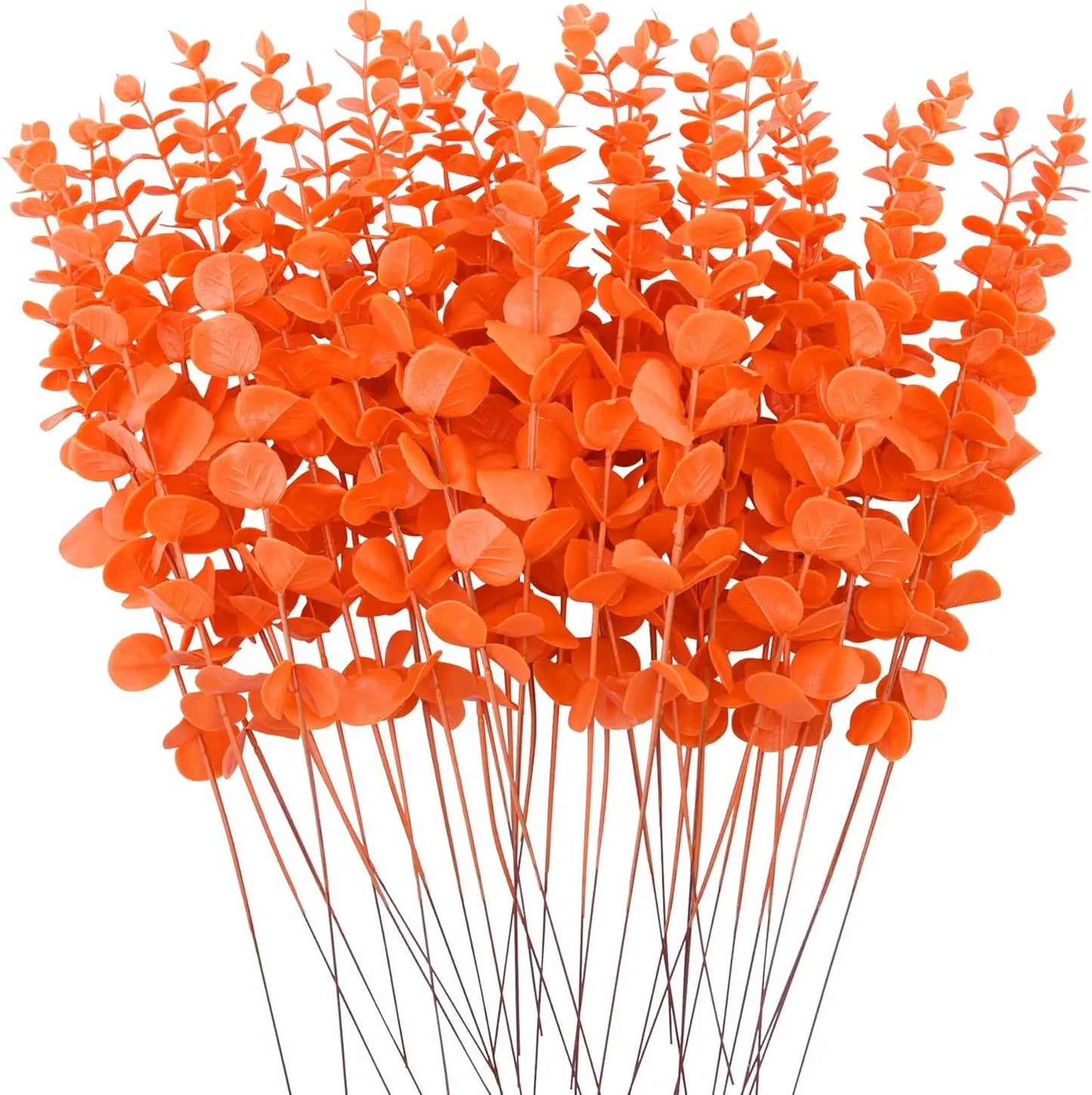 10/20/50pcs Artificial Eucalyptus Leaves Wholesale Fake Plants Vase Home table Party Wedding Decoration Outdoor Garden Christmas