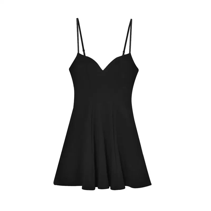 Dresses Summer Women's 2025 New Chic Slim Tube Top Elegant Mini Camisole Women's Dress Street Fashion Youth Holiday Dress