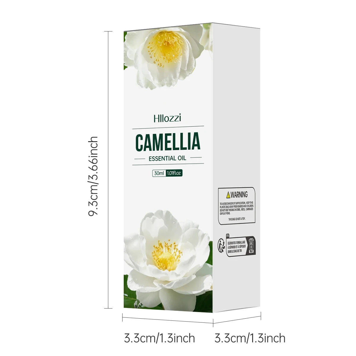 Camellia Oil Essential - Pure Natural Moisturizer for Face & Hair, Hydrating, Non - Greasy Multifunctional essential oil for all