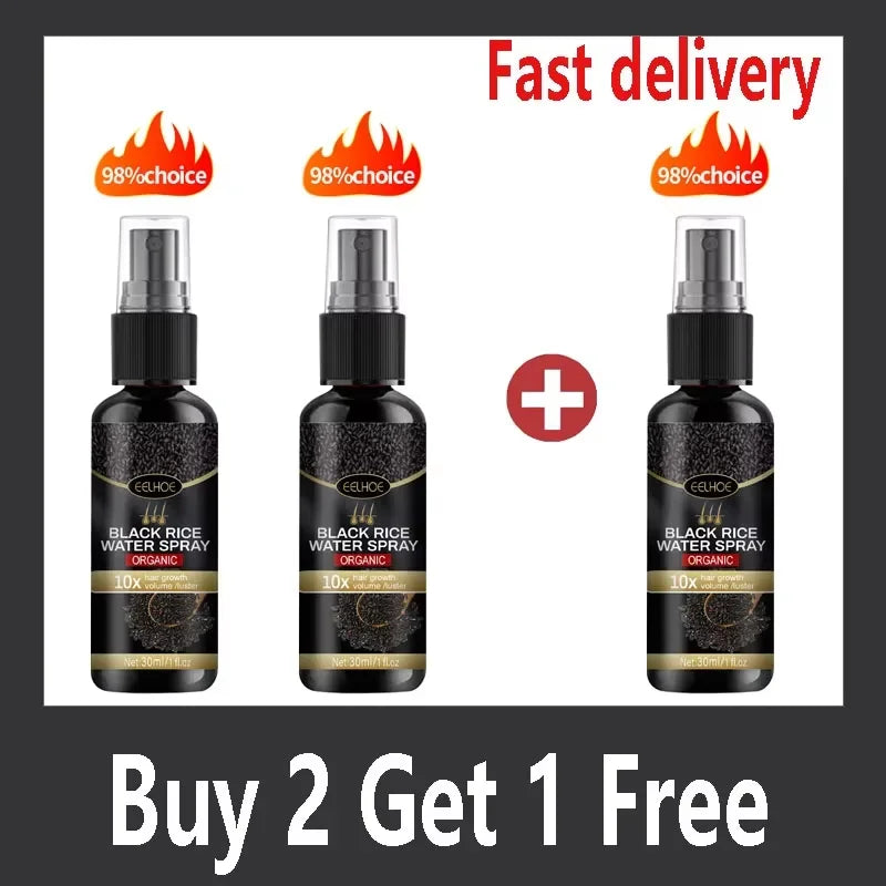 Gray White Hair Treatment Serum Cover White Hair To Black Natural Color Repair Spray Anti Loss Hair Restore Healthy Care