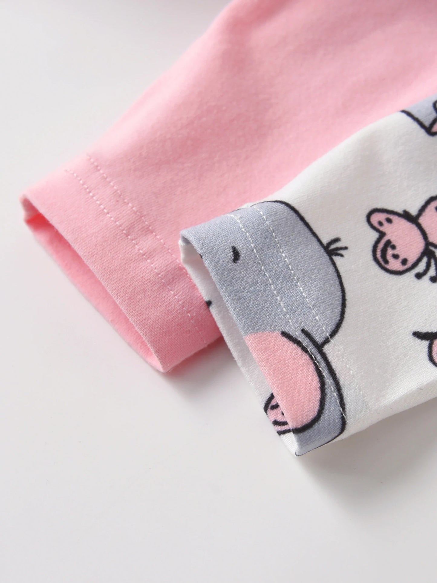 2Pack/lot Newborn Infant Baby Girl Footed Romper Jumpsuit Clothes Cute Printed Toddler One Piece Climb Clothing
