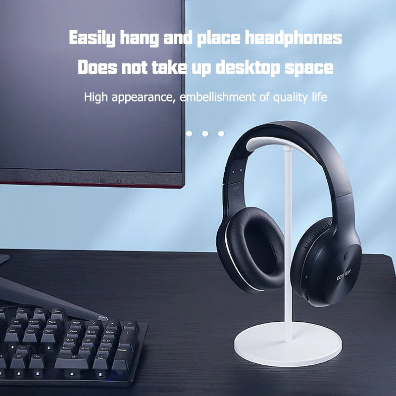 Universal Over Ear Headset Stand Detachable Headphone Holder Gaming Headset Bracket Earphone Display Rack Hanger Support