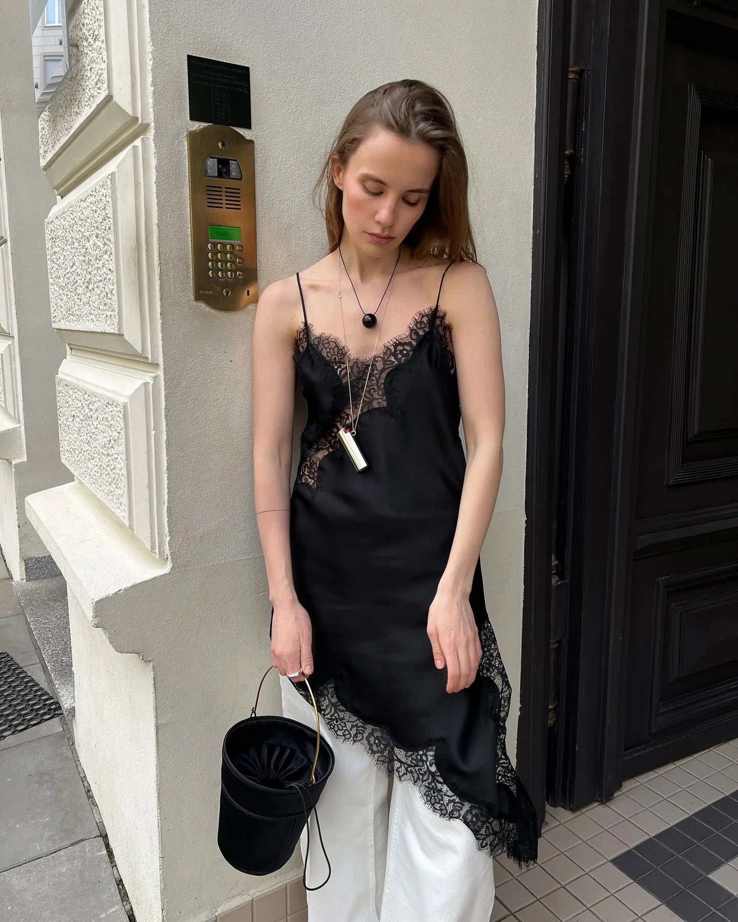 Sexy Sling Satin Dress Women V Neck Backless Patchwork Lace Vestidos Female 2025 Summer Chic Fashion Evening Party Dresses
