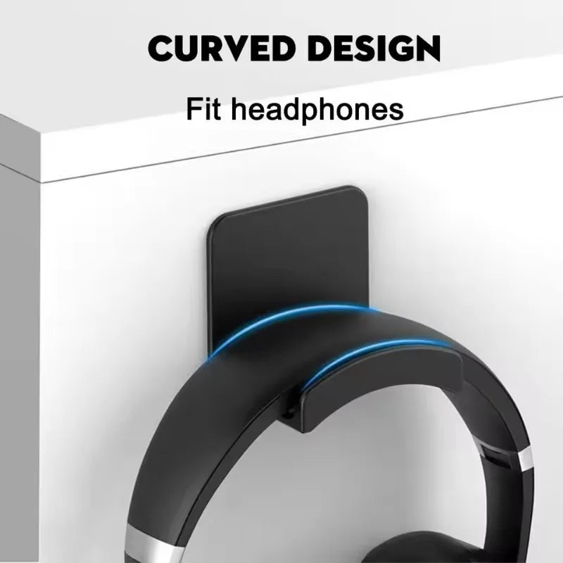 Universal Wall Mounted Headphone Stand Gaming Controller Under Desk Headset Holder Headset Display Rack for Earphone Bracket