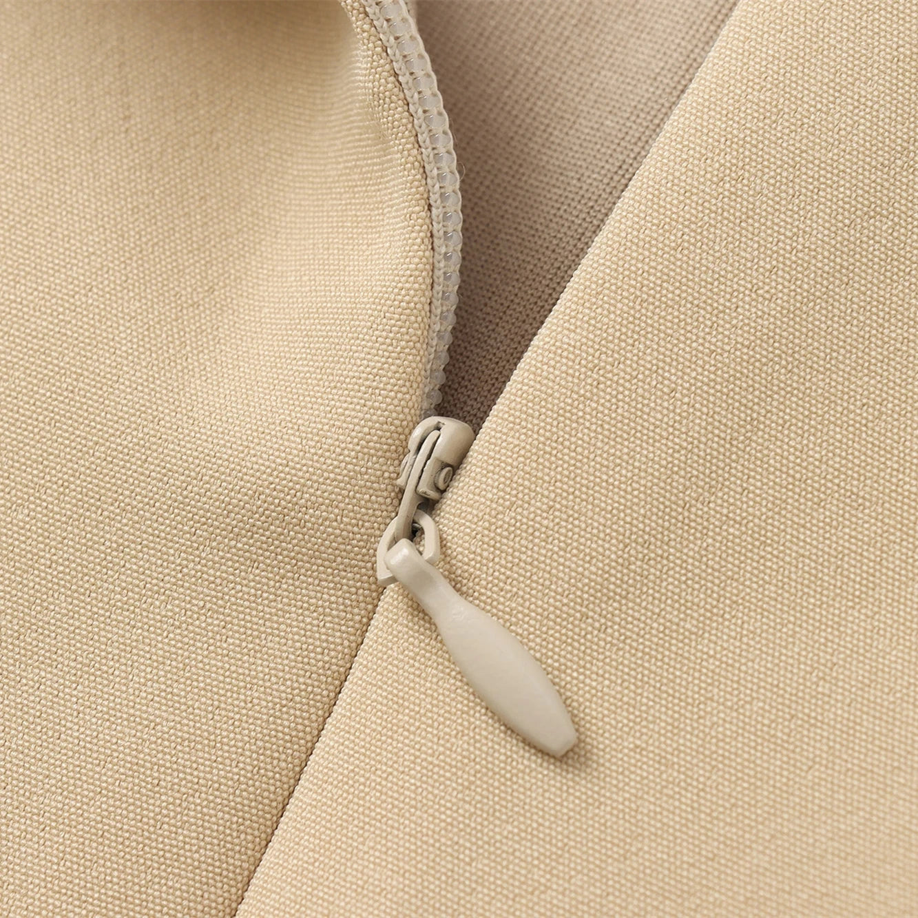 TRAF Women Fashion Summer New Sexy Split Back Zip Pleated Sleeveless Strapless Dress Chic Female French Elegant Evening