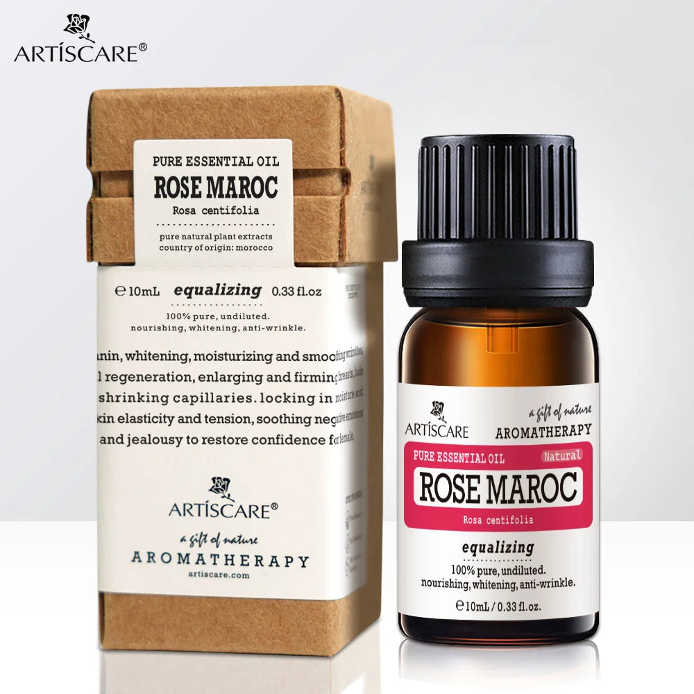 100% Natural Rose Essential Oil 10ml Moisturize and Hydrating Massage oils Skin Care Facial Morocco Pure Rose oil