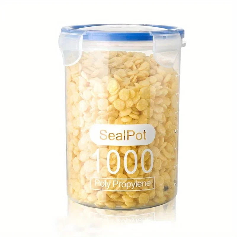 1pc Grain Storage Tank Plastic Grain Storage Box Food Storage Jar Airtight Tank Container Home Kitchen Organizer