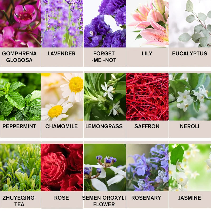 60ml zhuyeqing Oil Natural Versatile Dried Flower Essential Oil Skin Care Relaxation Home Add to Diffuser Spary DIY Candle
