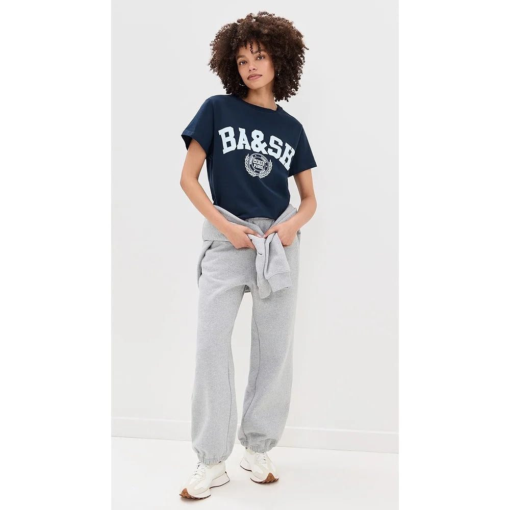 Summer Outdoor Graph Fashion Printed Casual Women's Cotton T-shirts Short Sleeved Comfortable Round Neck Loose Breathable Tops