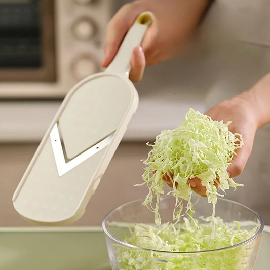 Ultra-Fine Vegetable Slicer & Shredder for Salad, Cabbage, Carrot - Multi-Purpose Kitchen Gadget, Food Chopper for Home & Dining