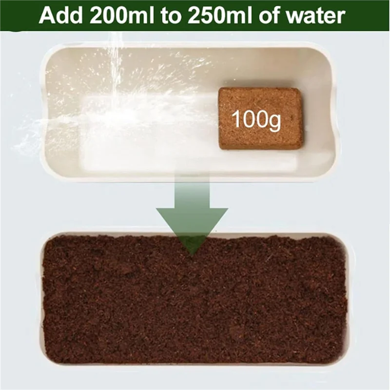 EYFL-4Pcs Organic Coconut Fiber For Plants, Organic Coconut Bricks, Natural Organic Compressed Coconut