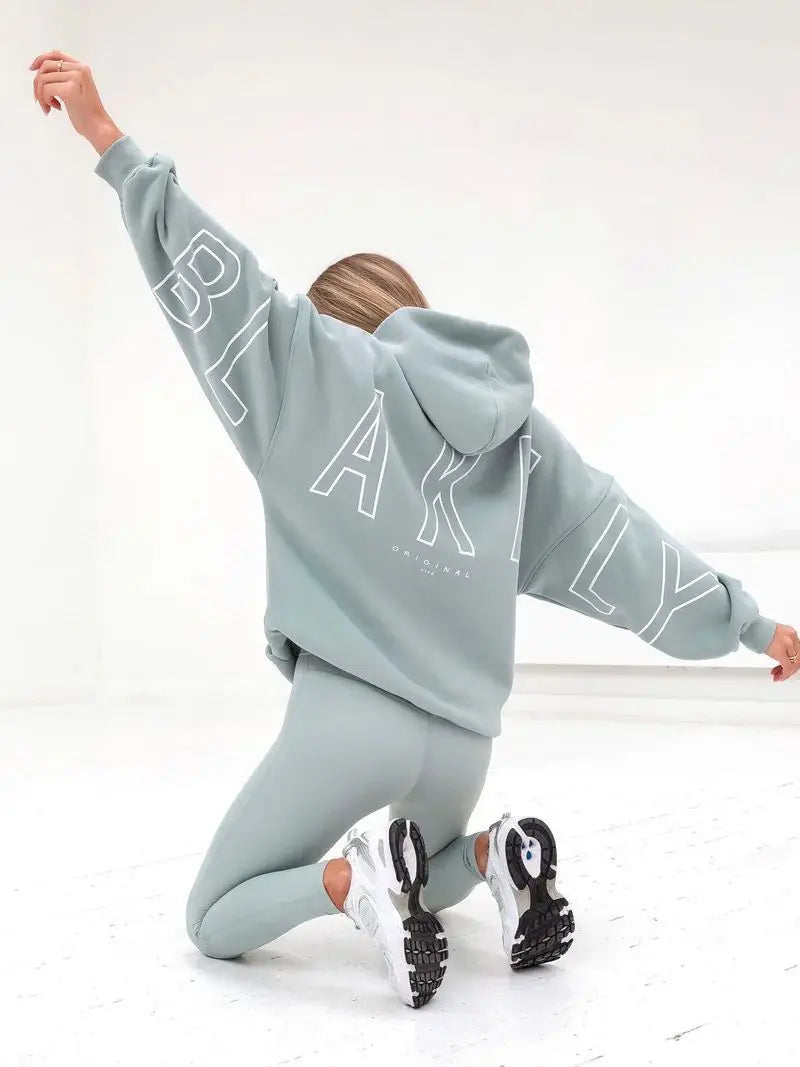 European American Fashion Printed Hooded Hip Hop Sweatshirt 2025 New Cross Border Thickened Versatile Long-sleeved Loose Clothes