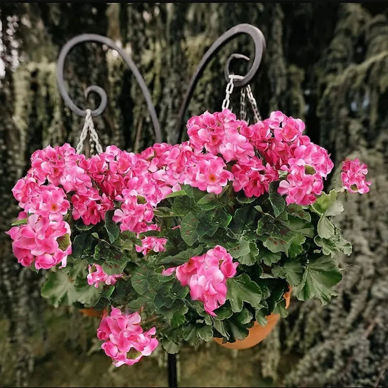 1Pc Begonia Flowers For Home Floral Arrangement Decor DIY Christmas Wreath Vase Wedding Road Citation Supplies Artificial Plants