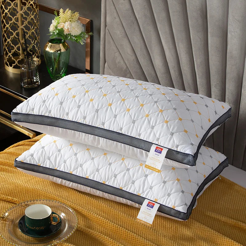 1pc 48x74CM Twisted Pillow  - Hotel Grade Neck Support Pillow Core Designed for Sleep Aid And Home Use