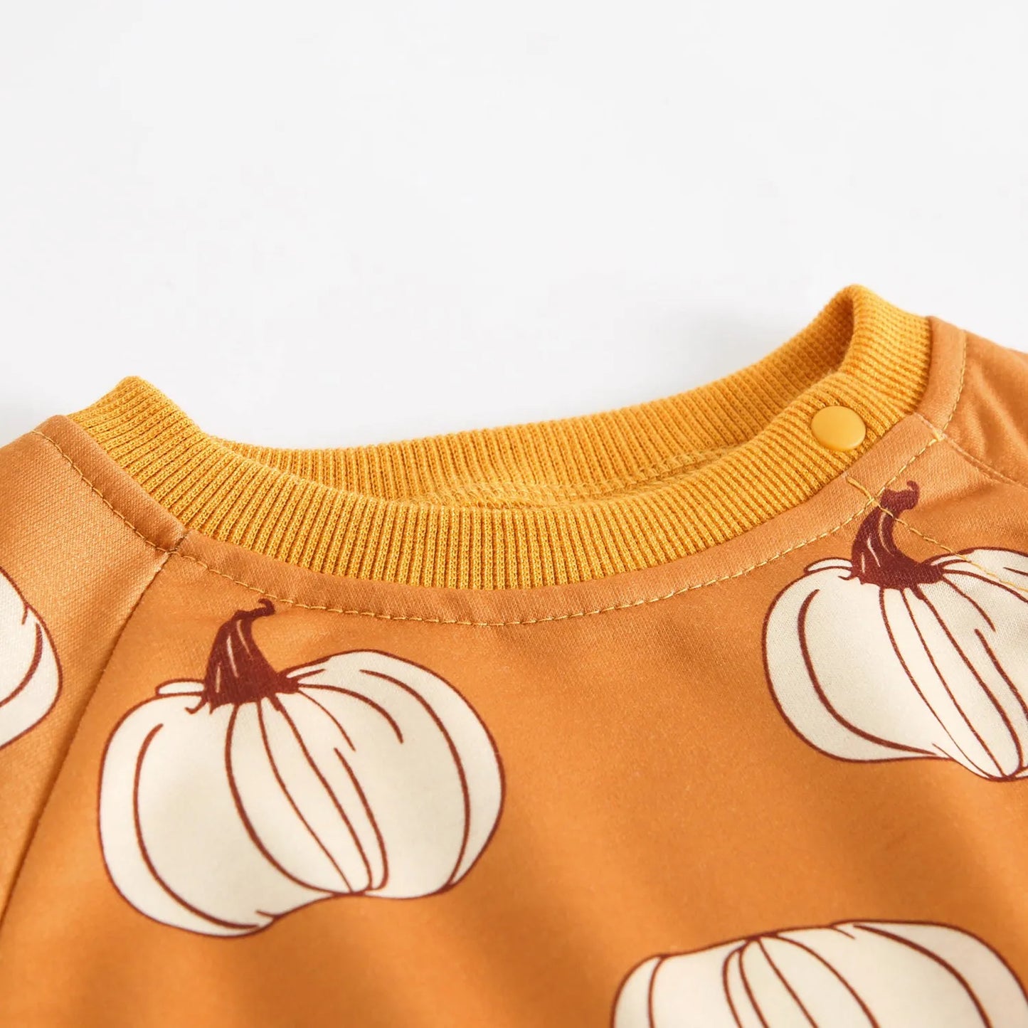 Pumpkin Baby Bodysuits Autumn Infants Cute Onesies Halloween Party Clothing with Headband