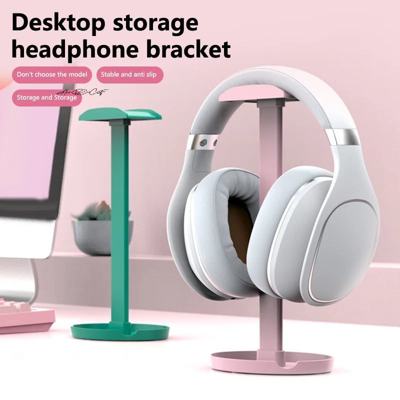 Universal Headphone Stand Portable Gaming Earphone Holder Rack Desktop Organizer Headset Display Bracket For AirPods