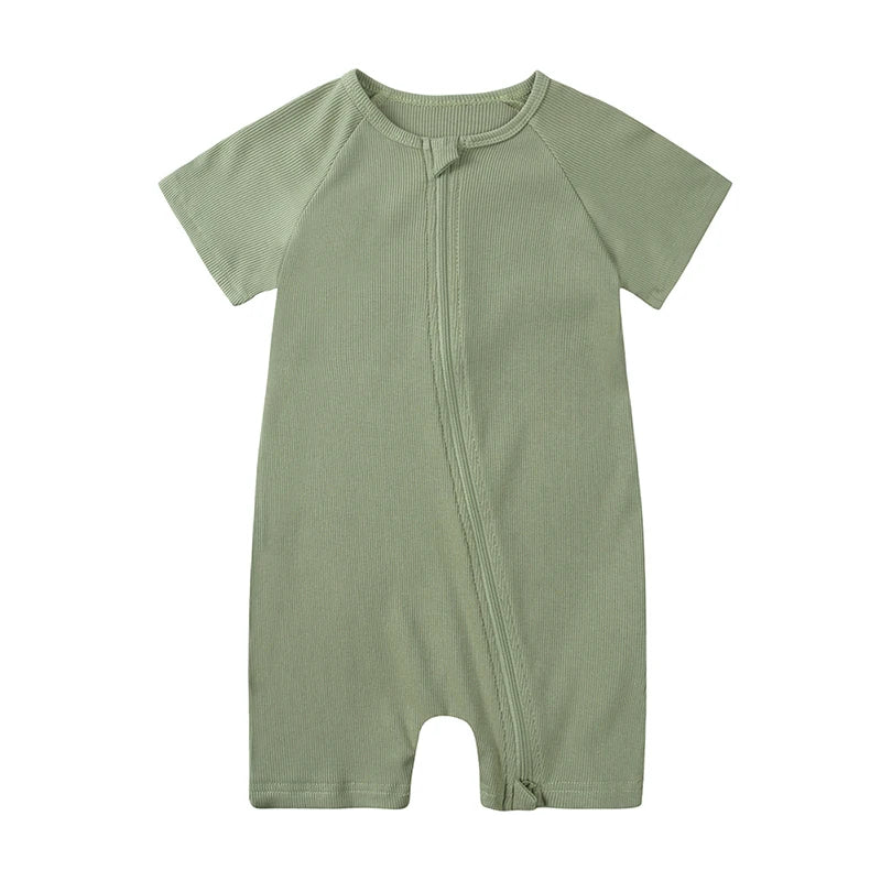 2025 Autumn Newborn Baby Boy Romper Thicken Bamboo Infant Clothes Long Sleeve Ribbed Bodysuit Kid Girl Jumpsuit Sleeper Pajamas