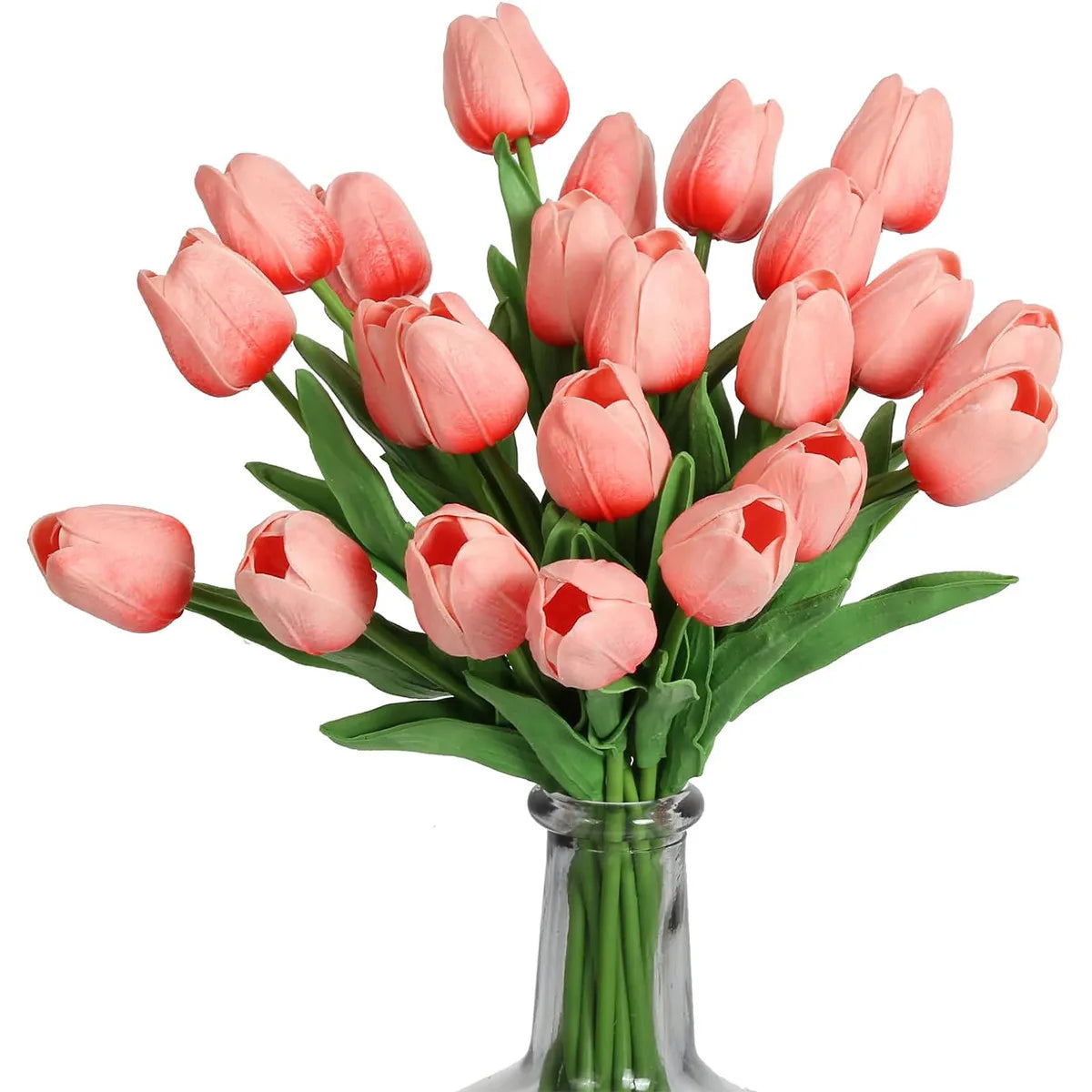 10Pcs Artificial Flower Realistic Touch Tulip Scrapbooking Vase Home Decor Wedding Garden Arch Garland  Mother's Day Bouquet diy