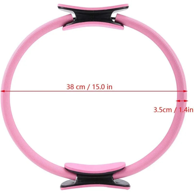 1Pcs New Yoga Fitness Ring Circle Pilates Women Girl Exercise Home Resistance Elasticity Gym Workout Accessories