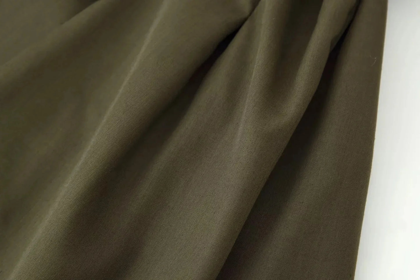 TRAFZA 2025 Spring Summer Vintage Women Dresses Fashion Single Breasted Sashes Draped V Neck Sleeveless Solid Ladies Dresses