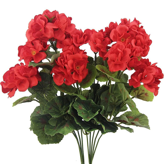 1Pc Begonia Flowers For Home Floral Arrangement Decor DIY Christmas Wreath Vase Wedding Road Citation Supplies Artificial Plants
