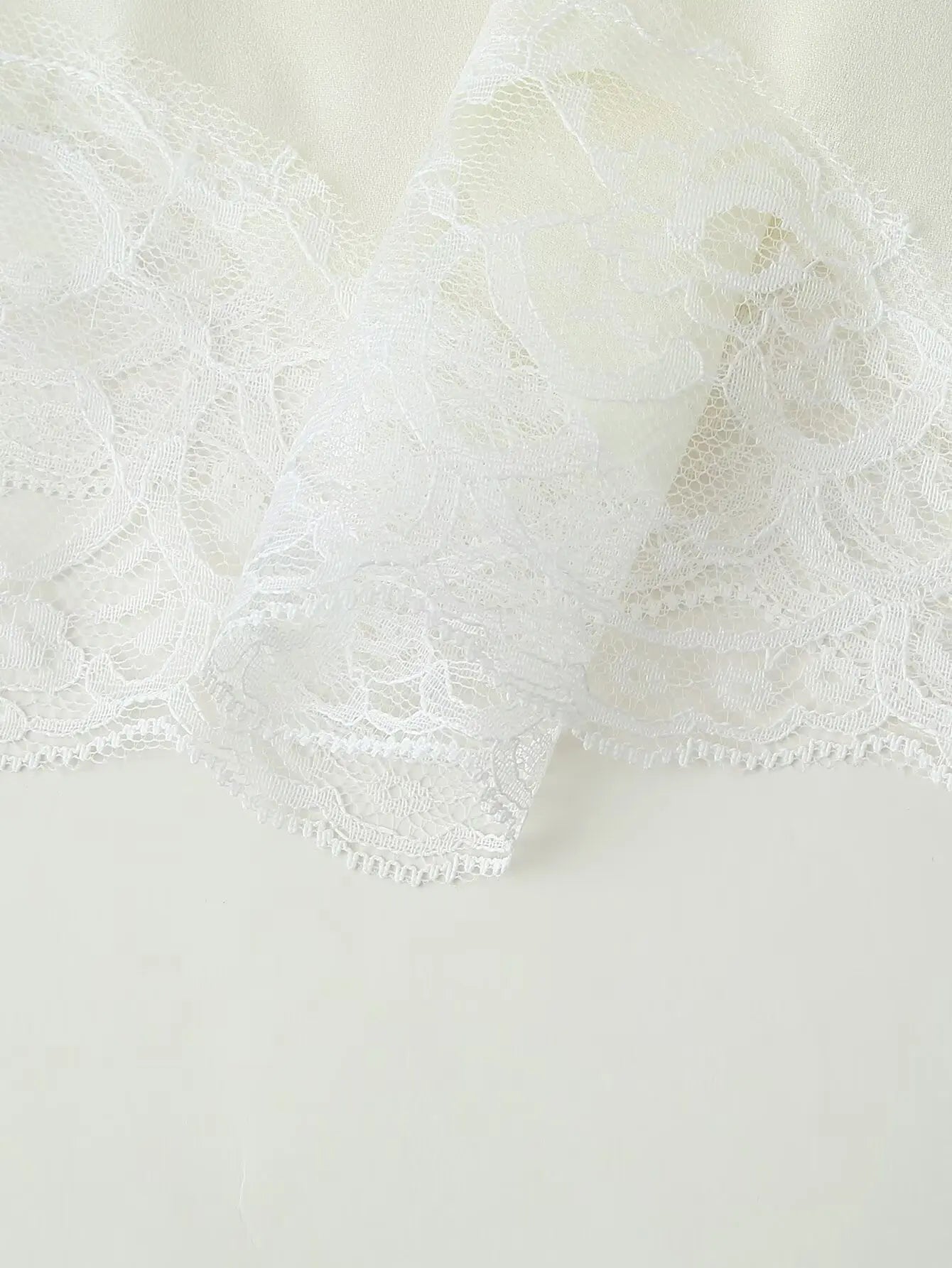 TRAFZA Female Summer New Fashion V-neck Lace Spliced Split Sling Top Women Elegant Sexy Backless Party Style Casual Camisole Top