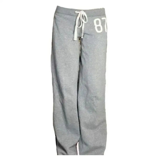 Summer fashion fashion brand  women casual loose cargo pants drawstring street wear loose sports retro hip Hop Y2K jogging pants