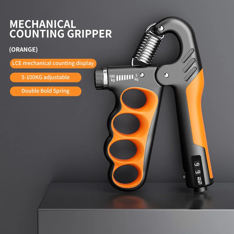 Grip Strengthener Gym Training Hand Exerciser Adjustable 5-100KG Fitness Unisex Finger Rehabilitation Training Hand Grip pesas