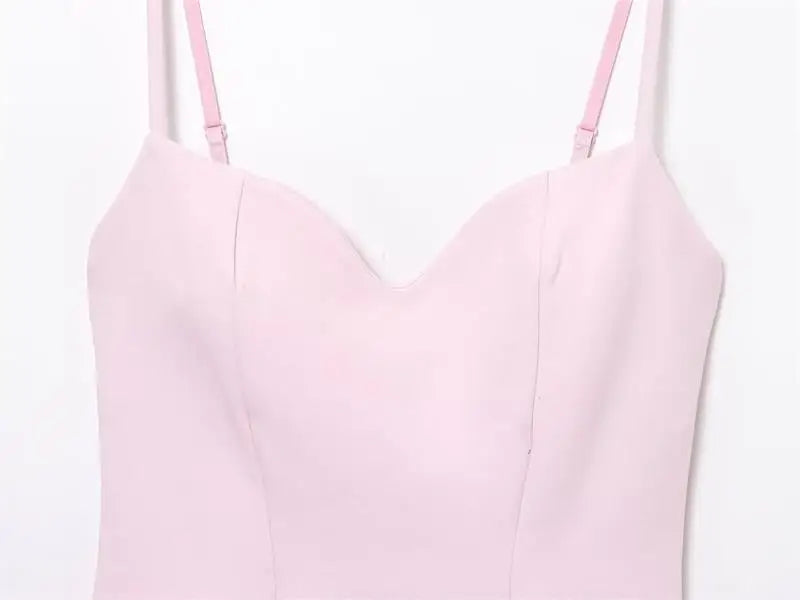Dresses Summer Women's 2025 New Chic Slim Tube Top Elegant Mini Camisole Women's Dress Street Fashion Youth Holiday Dress