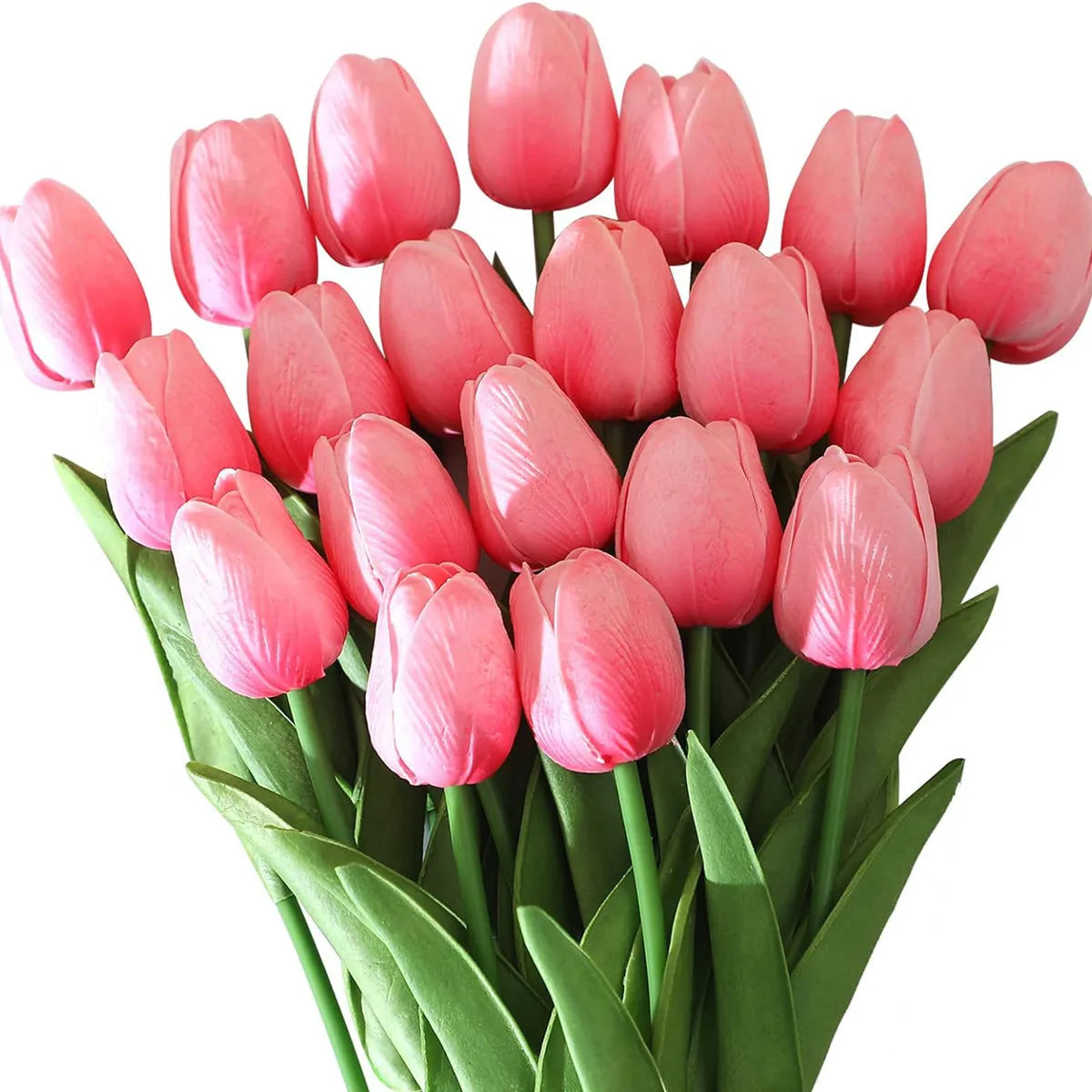 10Pcs Artificial Flower Realistic Touch Tulip Scrapbooking Vase Home Decor Wedding Garden Arch Garland  Mother's Day Bouquet diy